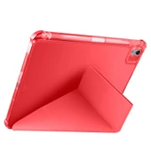 Zore Apple ile uyumlu iPad Air 11 2024 Kılıf Tri Folding Kalem Bölmeli Standlı Kılıf - 2