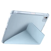 Zore Apple ile uyumlu iPad Air 11 2024 Kılıf Tri Folding Kalem Bölmeli Standlı Kılıf - 10