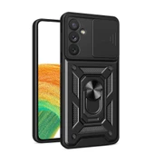 Zore Galaxy ile uyumlu A34 Kılıf Magnetik Standlı Kamera Korumalı Sürgülü Vega Kapak - 1