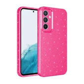 Zore Galaxy ile uyumlu S24 Plus Kılıf Kamera Korumalı Simli Lüks Koton Kapak thumbnail 6