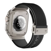 Zore Apple ile uyumlu Watch 44mm KRD-113 Spor Görünümlü Silikon Kordon - 2