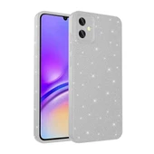 Zore Galaxy ile uyumlu A05 Kılıf Kamera Korumalı Simli Lüks Koton Kapak - 5