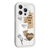 Zore Apple ile uyumlu iPhone 14 Pro Max Kılıf Kamera Korumalı Baskılı Arka Yüzey Klas Kapak - 12