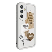 Zore Galaxy ile uyumlu A55 Kılıf Kamera Korumalı Baskılı Arka Yüzey Klas Kapak - 12