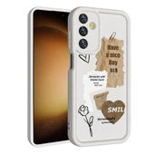 Zore Galaxy ile uyumlu A05S Kılıf Kamera Korumalı Baskılı Arka Yüzey Klas Kapak - 4