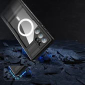 Zore Galaxy ile uyumlu S24 Ultra Kılıf M-safe Şarj Özellikli 1-1 Su Geçirmez Kılıf - 5