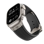 Zore Apple ile uyumlu Watch Ultra 49mm KRD-113 Spor Görünümlü Silikon Kordon - 3