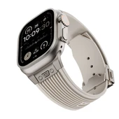 Zore Apple ile uyumlu Watch Ultra 49mm KRD-113 Spor Görünümlü Silikon Kordon - 4