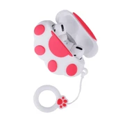 Zore Apple ile uyumlu Airpods ile uyumlu Pro 2 TPU Kabartma Figürlü İpli Airbag 37 Silikon Kılıf - 6