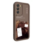 Zore Galaxy ile uyumlu S21 FE Kılıf Kamera Korumalı Baskılı Arka Yüzey Klas Kapak - 10