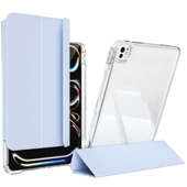 Zore ​​​Apple ile uyumlu iPad Pro 11 2024 Kılıf Magnetik Ayrılabilen Airbagli Sliding Tablet Kılıfı thumbnail 9