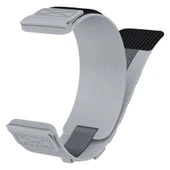 Zore Galaxy ile uyumlu Watch 42mm KRD-112 20mm Orbital Örgülü Halat Tasarımlı Naylon Kumaş Hasır Kordon thumbnail 5