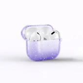 Zore Apple ile uyumlu Airpods ile uyumlu 3. Nesil Allstar Airbag 32 Parlayan Simli Saydam Renkli Kılıf - 4