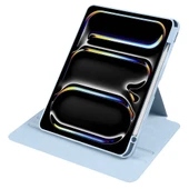 Zore Apple ile uyumlu iPad Pro 11 2024 Kılıf Termik Kalem Bölmeli Dönebilen Standlı Kılıf thumbnail 3