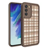 Zore Galaxy ile uyumlu S21 FE Kılıf Kamera Korumalı Baskılı Arka Yüzey Klas Kapak - 1