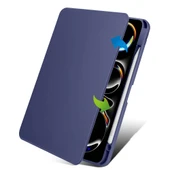 Zore Apple ile uyumlu iPad Pro 11 2024 Kılıf Termik Kalem Bölmeli Dönebilen Standlı Kılıf thumbnail 4