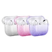 Zore Apple ile uyumlu Airpods ile uyumlu 3. Nesil Allstar Airbag 32 Parlayan Simli Saydam Renkli Kılıf - 2