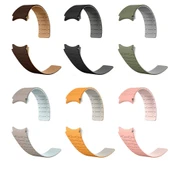 Zore Galaxy ile uyumlu Watch 5 40mm KRD-111 20mm Çizgili Desenli Silikon Kordon - 8