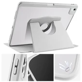 Zore Apple ile uyumlu iPad Air 13 2024 Kılıf Termik Kalem Bölmeli Dönebilen Standlı Kılıf thumbnail 7