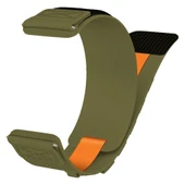 Zore Galaxy ile uyumlu Watch 42mm KRD-112 20mm Orbital Örgülü Halat Tasarımlı Naylon Kumaş Hasır Kordon thumbnail 2