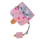 Zore Apple ile uyumlu Airpods ile uyumlu Pro 2 TPU Kabartma Figürlü İpli Airbag 37 Silikon Kılıf - 7