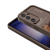 Zore Galaxy ile uyumlu S24 Kılıf Kamera Korumalı Baskılı Arka Yüzey Klas Kapak - 8