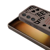 Zore Galaxy ile uyumlu S23 Kılıf Kamera Korumalı Baskılı Arka Yüzey Klas Kapak - 7