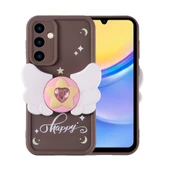 Zore Galaxy ile uyumlu A15 Kılıf Kamera Korumalı Figür Tasarımlı Kapya Kapak - 10