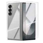 Zore Galaxy ile uyumlu Z Fold 6 Etnaa 2in1 Cam Ekran Koruyucu - 3