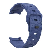 Zore Galaxy ile uyumlu Watch 5 44mm KRD-116 20mm Futbol Desenli Spor Tasarımlı Silikon Kordon - 4