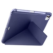 Zore Apple ile uyumlu iPad Pro 11 2024 Kılıf Tri Folding Kalem Bölmeli Standlı Kılıf - 6