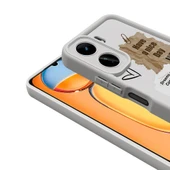 Zore Xiaomi ile uyumlu Mi 13T Kılıf Kamera Korumalı Baskılı Arka Yüzey Klas Kapak - 5