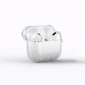Zore Apple ile uyumlu Airpods ile uyumlu 3. Nesil Allstar Airbag 32 Parlayan Simli Saydam Renkli Kılıf - 1