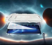 Zore Apple ile uyumlu iPhone 16 Plus Kolay Uygulama Aparatlı 5D Magic Glass Cam Ekran Koruyucu thumbnail 4