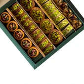 Antep Fıstıklı Kadayıflı Karışık Baklava Kutusu 400 G thumbnail 3