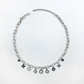 Charm Silver Zincirli Yonca Figürlü Şans Kolyesi - 3