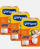 Canped Emici Külot Büyük Boy L 30'lu 3 Adet Hasta Bezi - 1