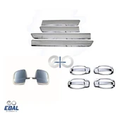 Fiat Fiorino 3'lü Krom Set Yan Kapı Çıtası+Kapı Kolu+ Ayna Kapağı Paslanmaz Çelik thumbnail 3