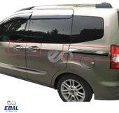 Ford Courier  3'LÜ  KROM SET (Kapı kolu+ön panjur+sürgü nikelaji) 2014-2018 Arası Uyumlu P.Çelik thumbnail 3