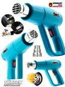 Germany Style Alman PRO-4200 Darbeye Dayanıklı Bakır Sargı 2 Kademeli Sıcak Hava Isı Tabancası - 2