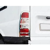 Ford Transit Uyumlu Krom Stop Çerçeve 2 Parça 2000-2014 Paslanmaz Çelik thumbnail 1