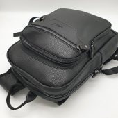 Emitasyon Deri Leptop Bölmeli Sırt Çantası - 7