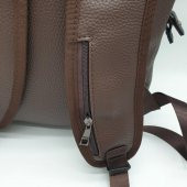 Emitasyon Deri Leptop Bölmeli Sırt Çantası - 10