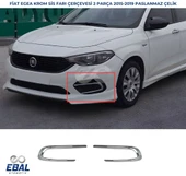 Fiat Egea Krom Sis Farı Çerçevesi 2015-2019 Paslanmaz Çelik - 1