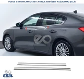 Ford Focus 4 Hb-Sedan Krom Cam Çıtası 4 Parça  2018 Ve Üzeri P.Çelik - 1