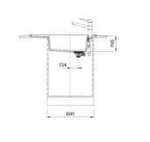 114.0656.035-Franke Fresno Fsg 611-88 Bianco Granit Eviye - 3