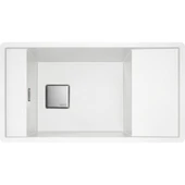 114.0656.035-Franke Fresno Fsg 611-88 Bianco Granit Eviye - 1