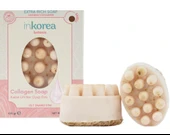 İnkorea Cilt Onarıcı Etkili Kolajenli Doğal Kabak Lifli Sabun 100 Gram - 1