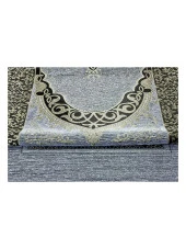 Ekonomik Osmanlı Tafta Seccade - 0150 - Mavi thumbnail 2