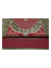 Ekonomik Osmanlı Tafta Seccade - 0150 - Bordo thumbnail 3